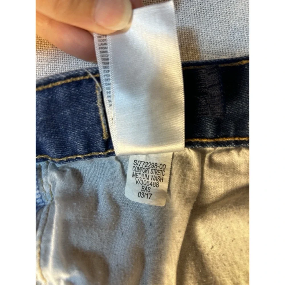 Old Navy Skinny Jeans Boys Size 16 Distressed Adjustable Waist Light Wash‎ Denim